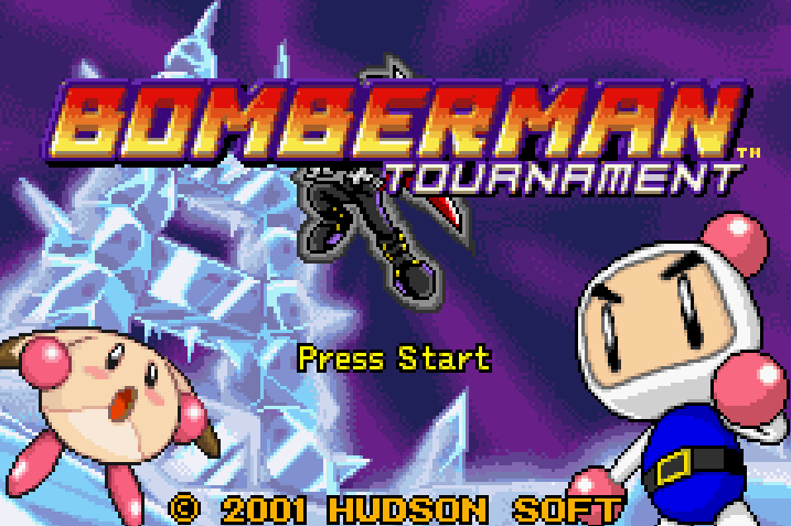 Bomberman Tournament Title Screen